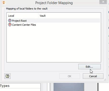 Setup Vault with Inventor .